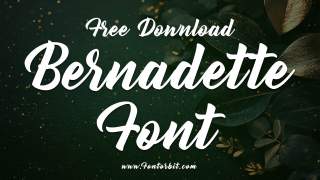 Bernadette Font Free Download