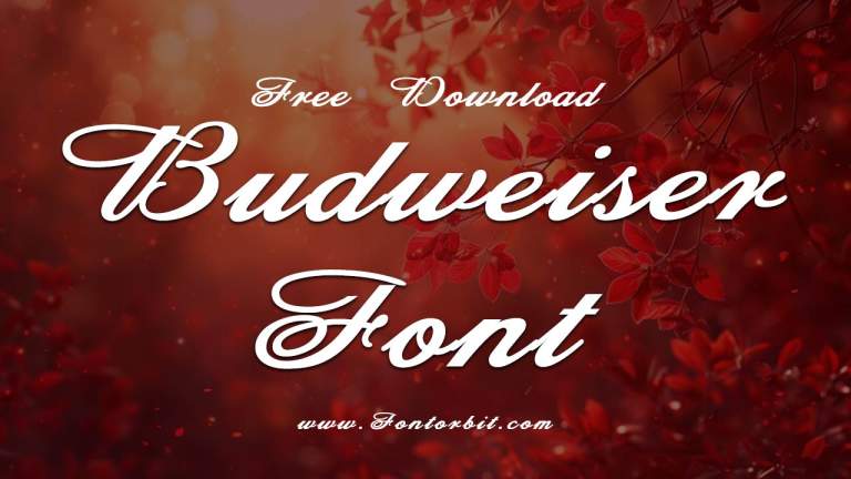 Budweiser Font Free Download