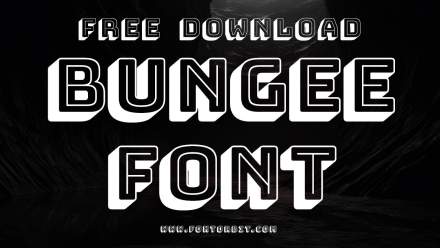 Bungee Font Free Download