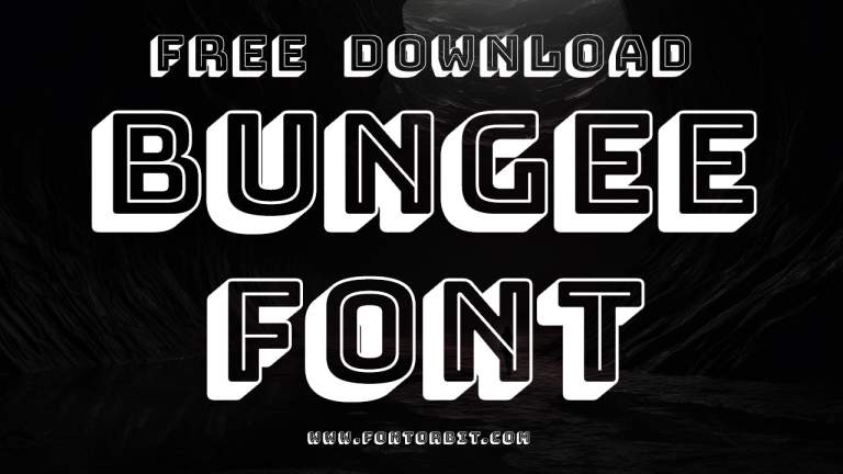 Bungee Font