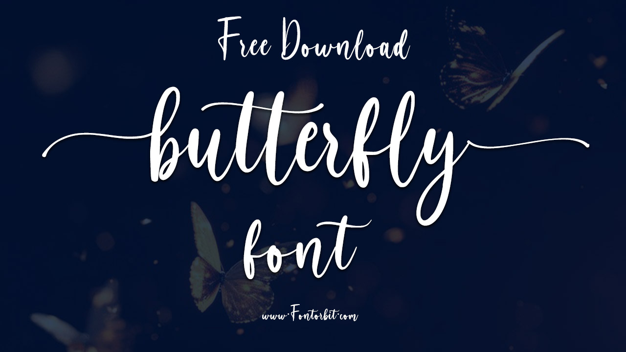 Butterfly Font