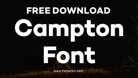 Campton Font – Modern Sans-Serif Typeface by Rene Bieder