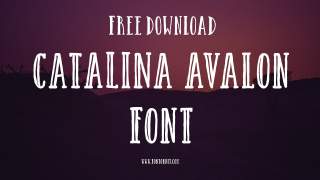 Catalina Avalon Font Free Download