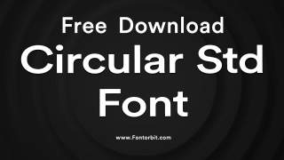 Circular Std Font Free Download