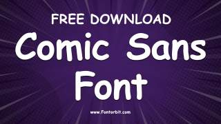 Comic Sans Font Free Download