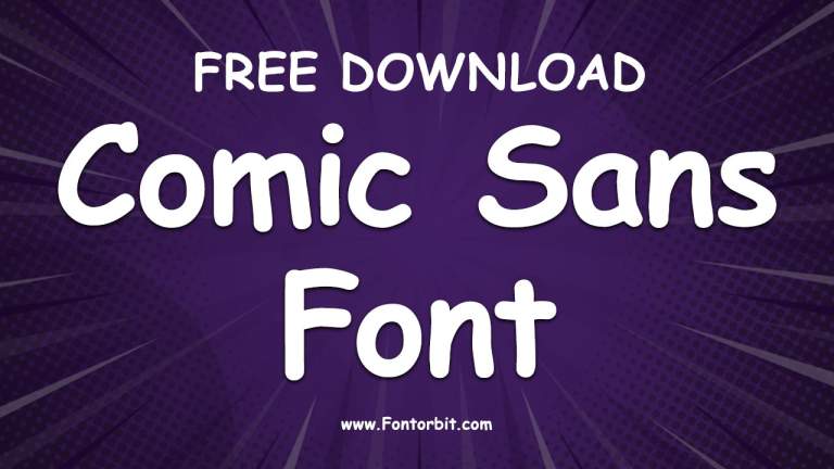 Comic Sans Font