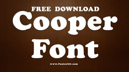 Cooper Font Free Download