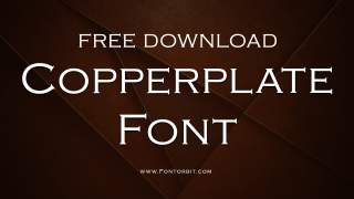 Copperplate Font Free Download