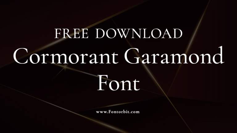 Cormorant Garamond Font Free Download