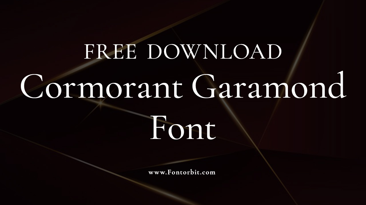 Cormorant Garamond Font