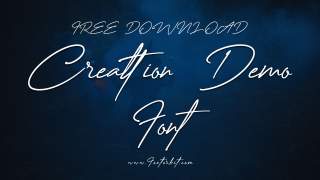 Creattion Demo Font Free Download