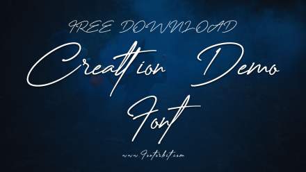 Creattion Demo Font Free Download