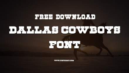 Dallas Cowboys Font Free Download