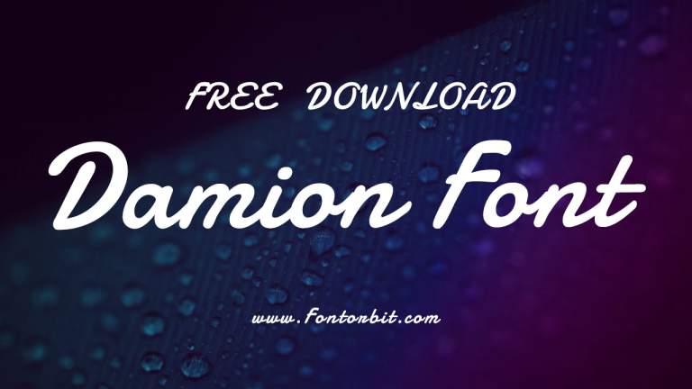 Damion Font Free Download