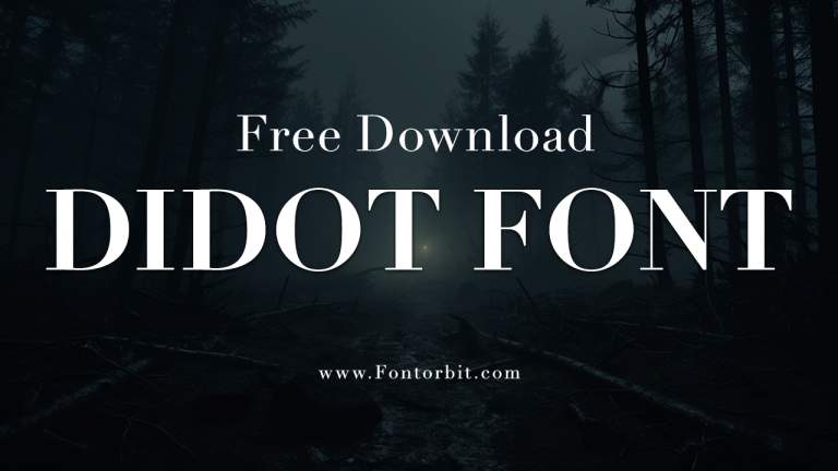 Didot Font Free Download