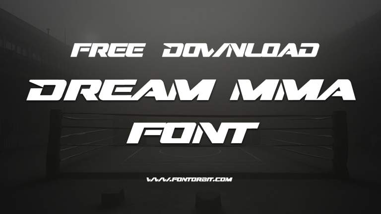 Dream MMA Font Free Download