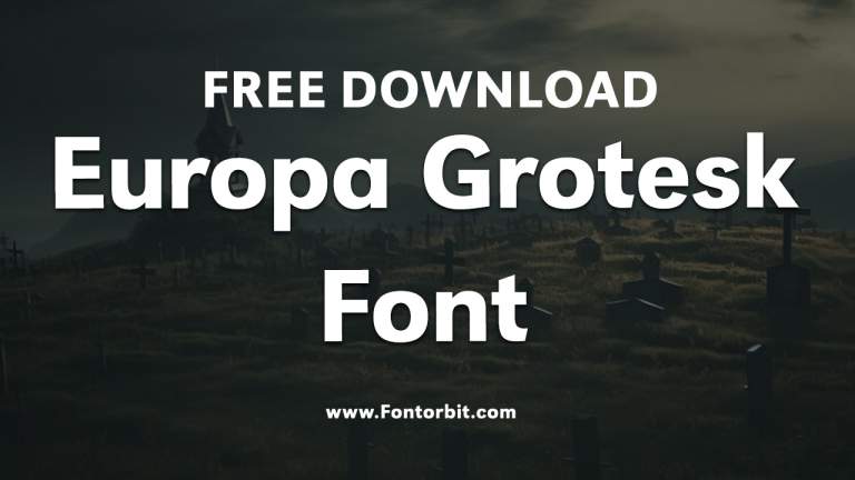 Europa Grotesk Font