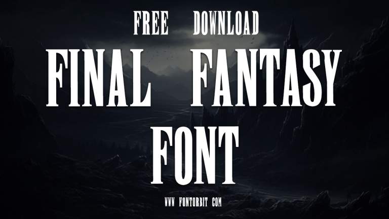 Final Fantasy Font Free Download