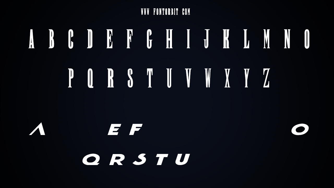 Final Fantasy Font Family Includes