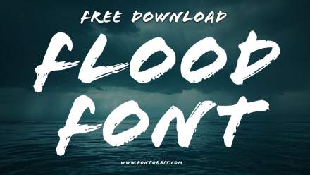 Flood Font Free Download