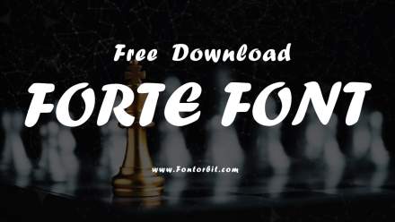 Forte Font Free Download