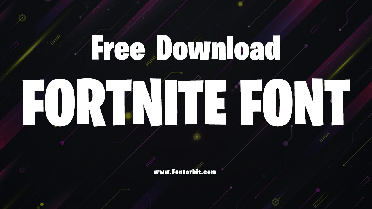 Fortnite Font