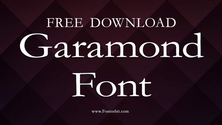 Garamond Font