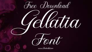 Gellatia Font Free Download