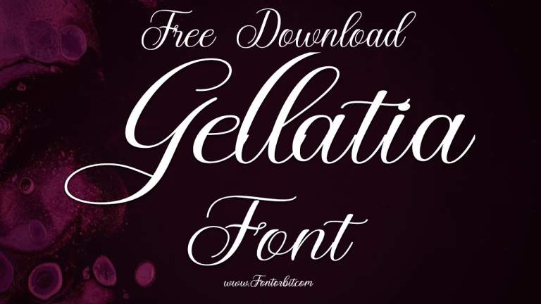 Gellatia Font Free Download