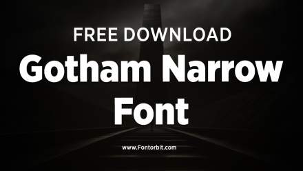 Gotham Narrow Font Free Download