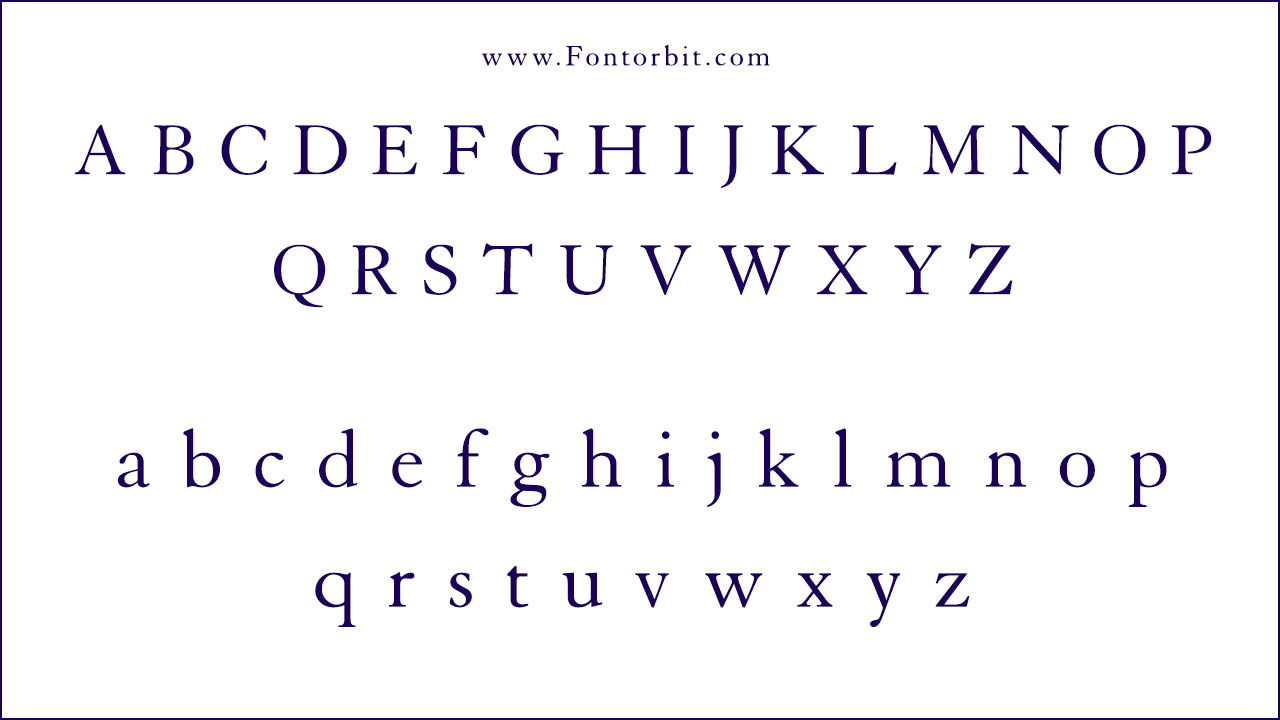 Granjon Font Family Includes