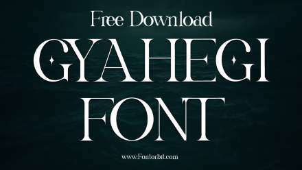 Gyahegi Font Free Download