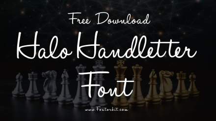 Halo Handletter Font Free Download