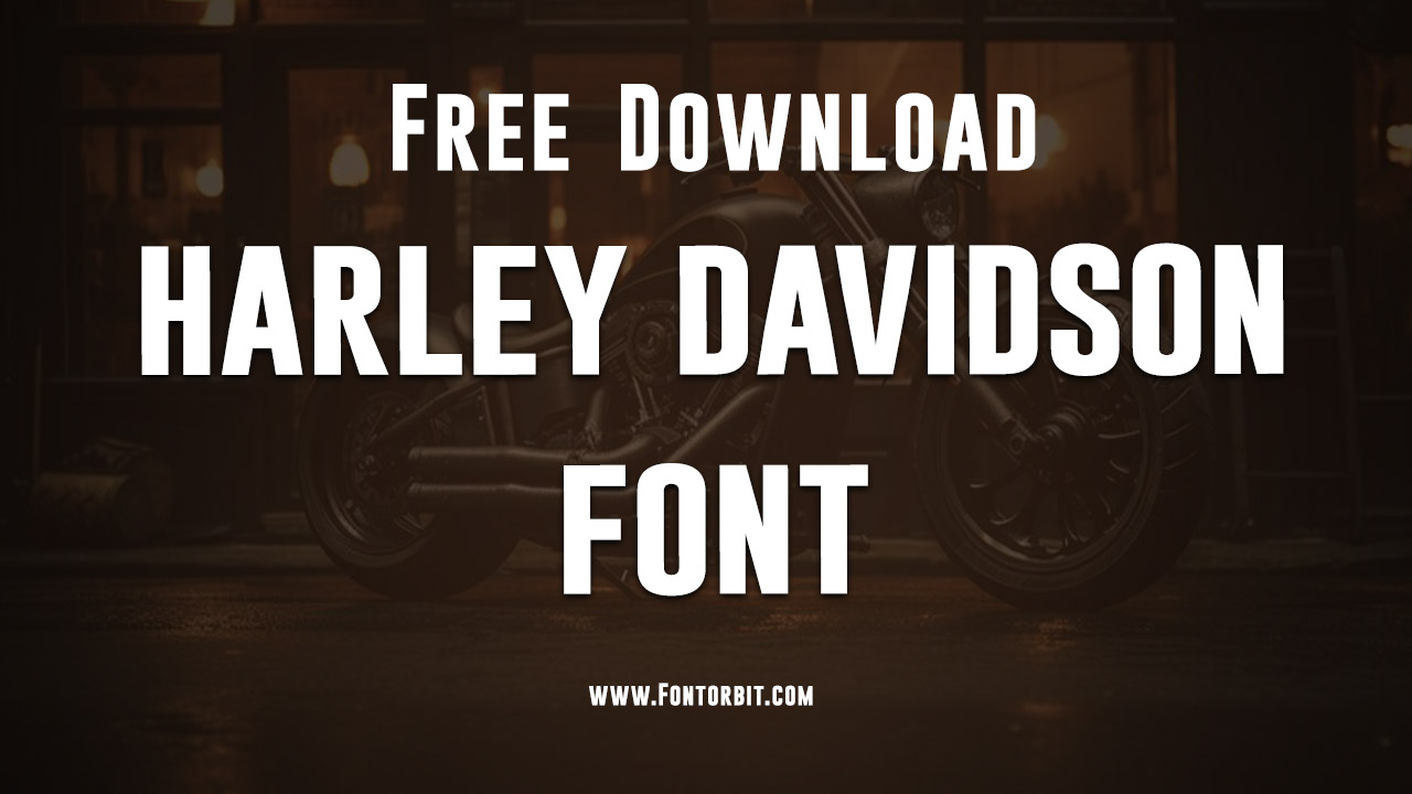 Harley Davidson Font