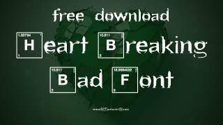 Heart Breaking Bad Font Free Download