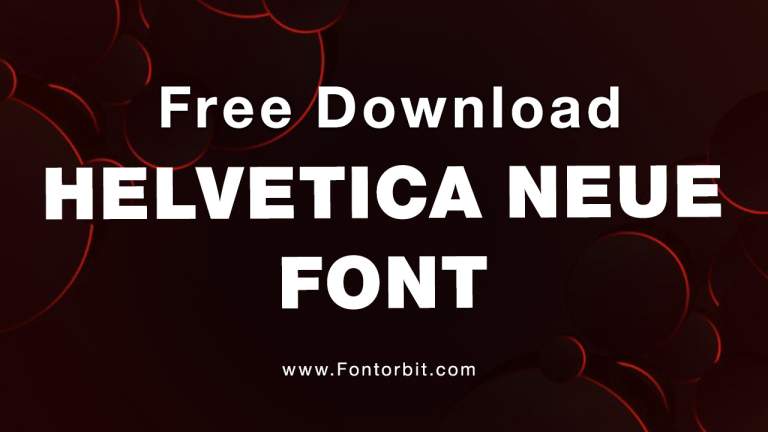 Helvetica Neue Font