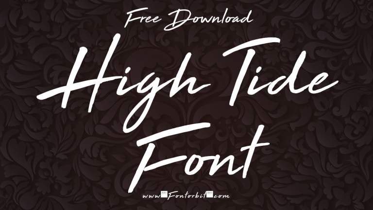 High Tide Font