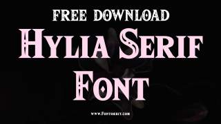 Hylia Serif Font Free Download