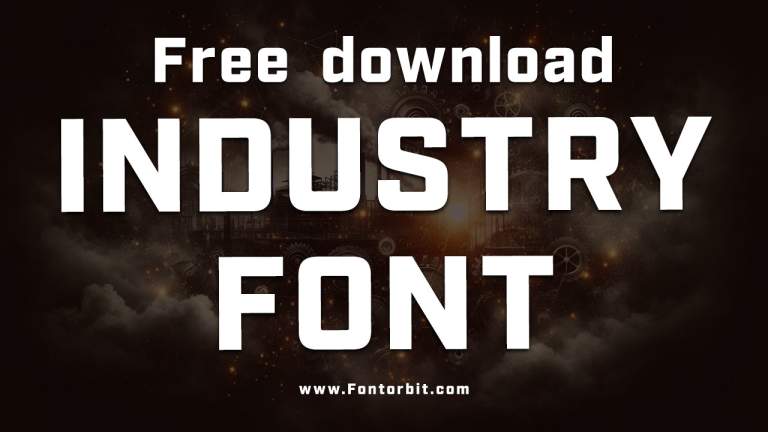 Industry Font Free Download