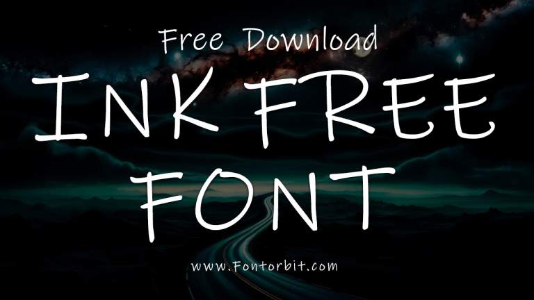 Ink Free Font Free Download