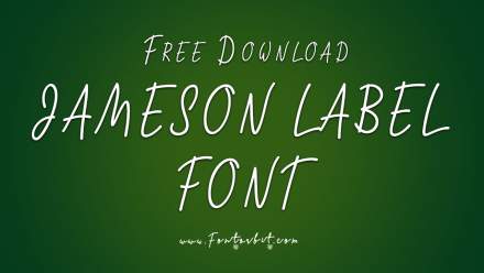 Jameson Label Font Free Download