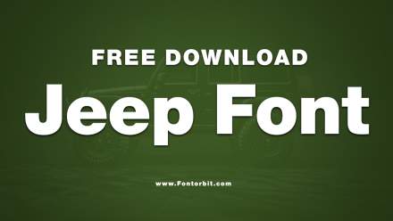 Jeep Font Free Download