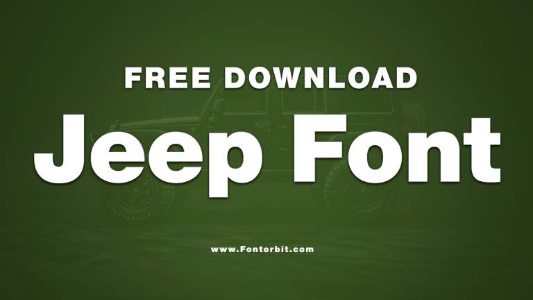 Jeep Font Free Download