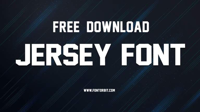 Jersey Font