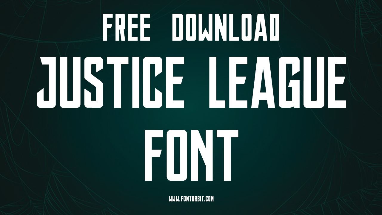 Justice League Font