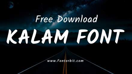 Kalam Font Free Download