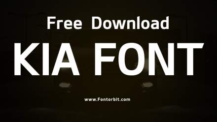 Kia Font Free Download