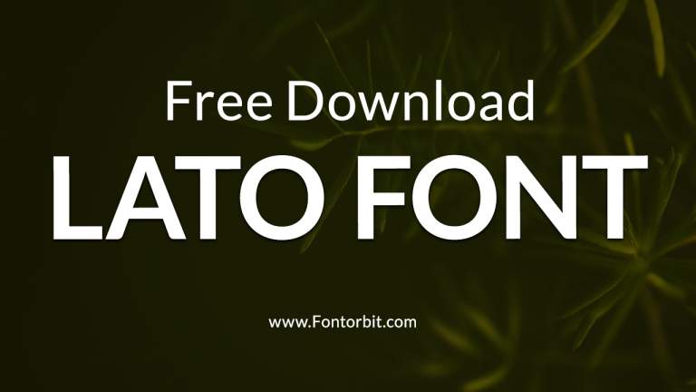 Lato Font Free Download