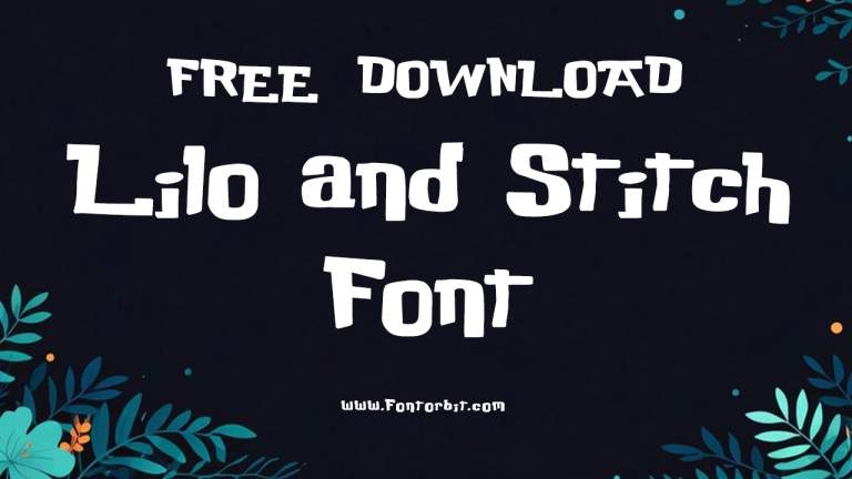 Lilo And Stitch Font