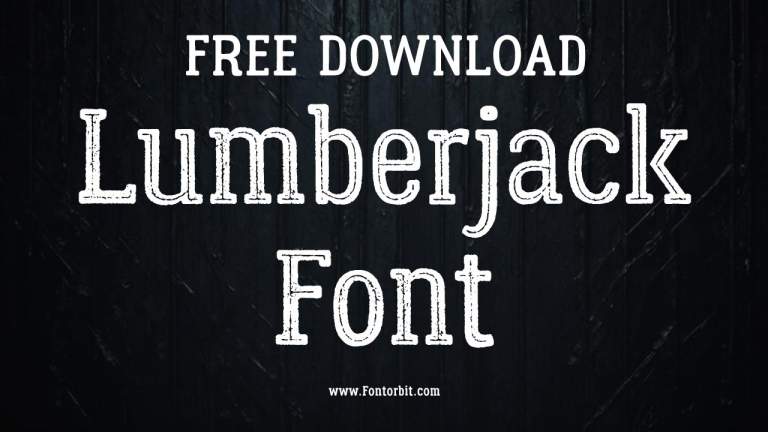 Lumberjack Font Free Download